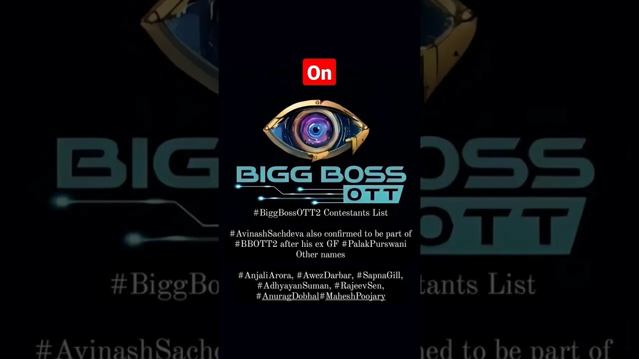 BiggBossOTT2 Contestants List uk07 rider