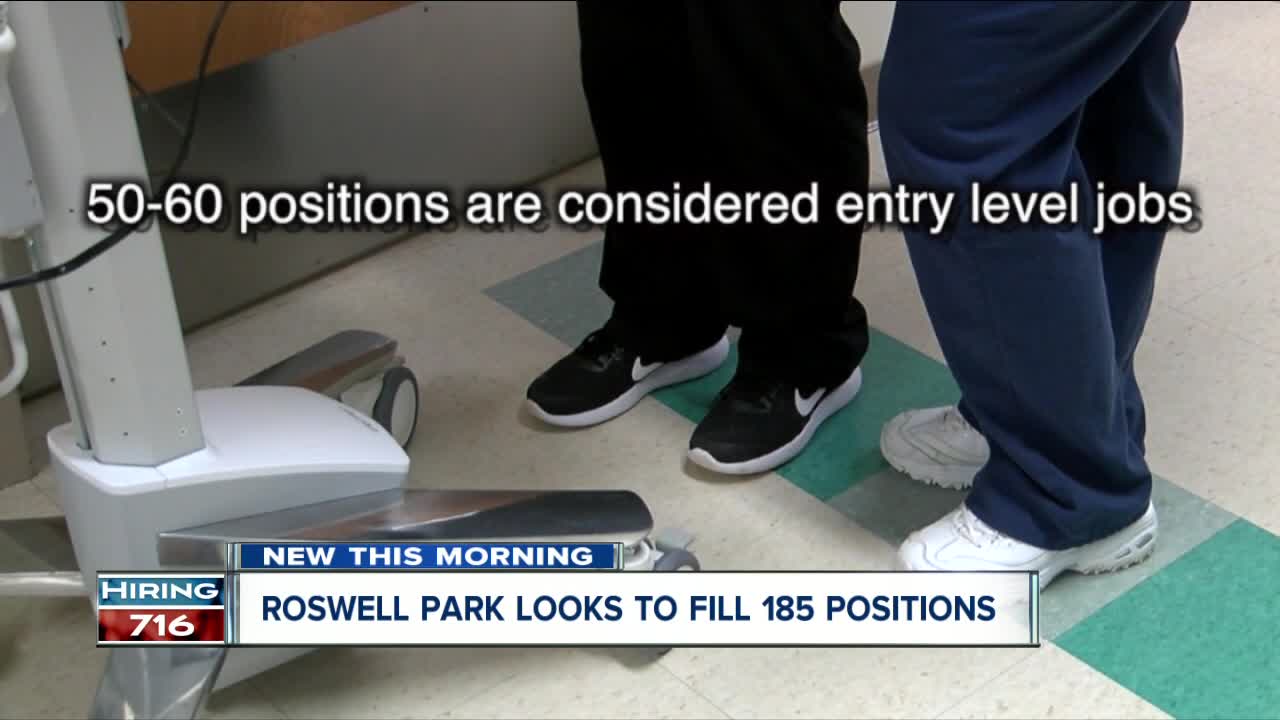 Roswell Park looks to fill 185 positions