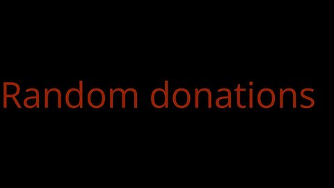 Random donations