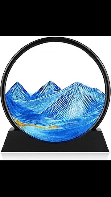 Moving Sand Art Picture - 3D Quicksand Painting Decor.