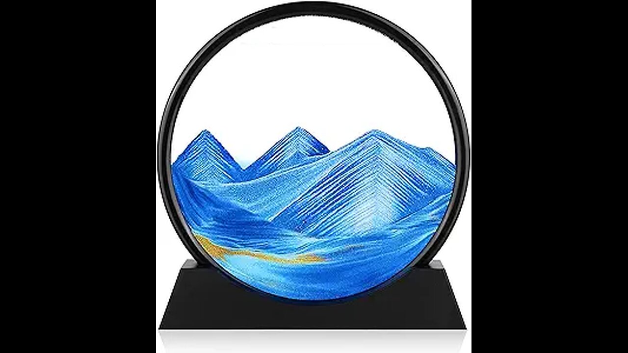 Moving Sand Art Picture - 3D Quicksand Painting Decor.