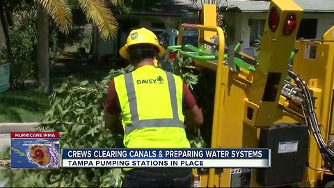 City of Tampa secures pumping stations, water supply ahead of Irma