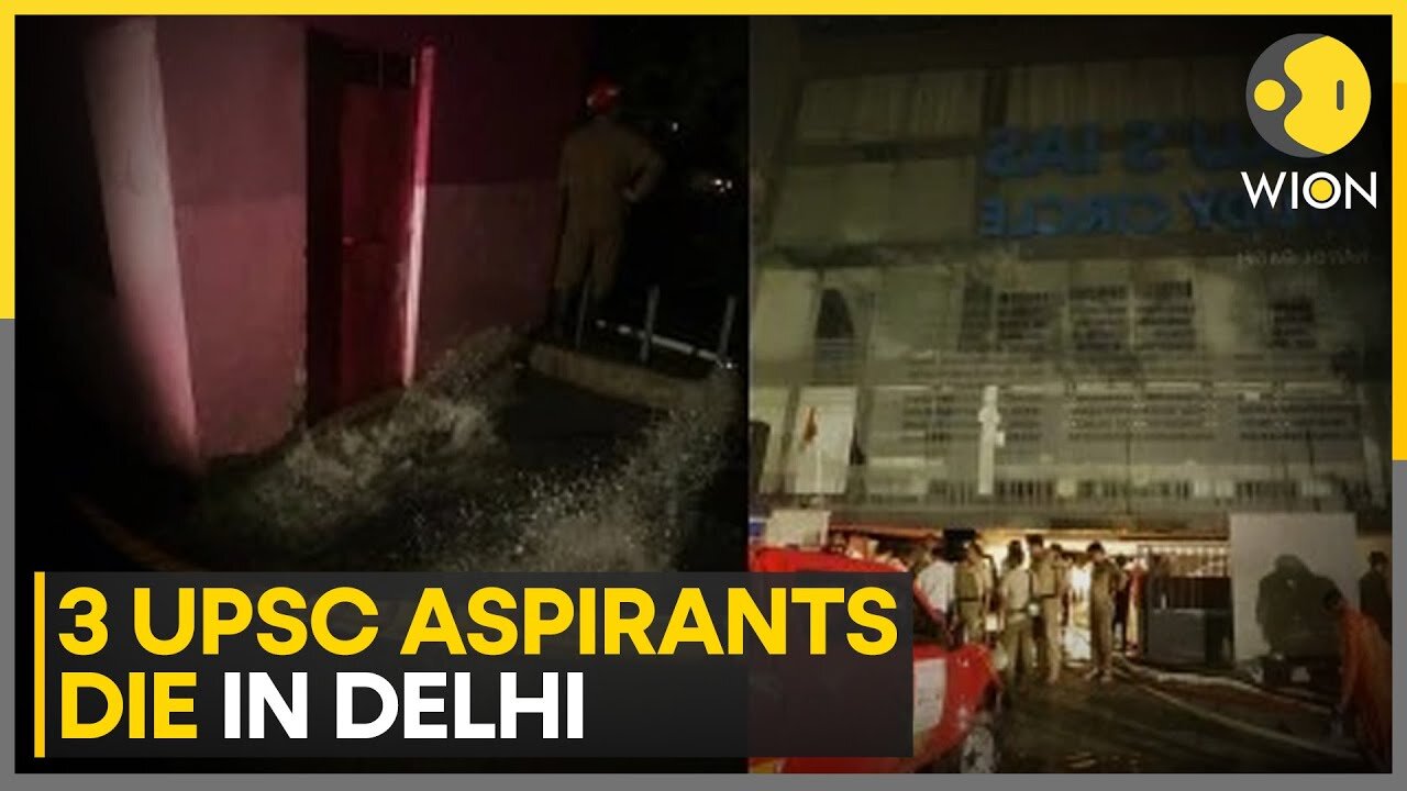 India: Students protest after 3 UPSC aspirants drown in Delhi's coaching centre | WION| TN ✅