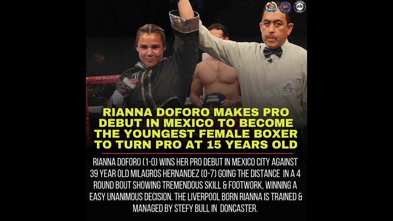 15 Year Old Rianna DoForo Makes PRO DEBUT In Mexico City