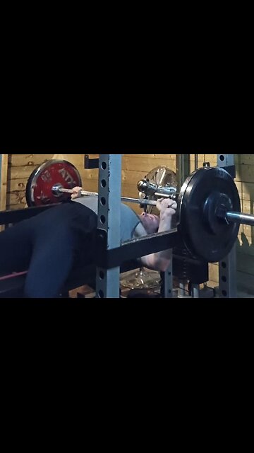 3x3 95 Kgs Spoto Press Back-offs. Last Set