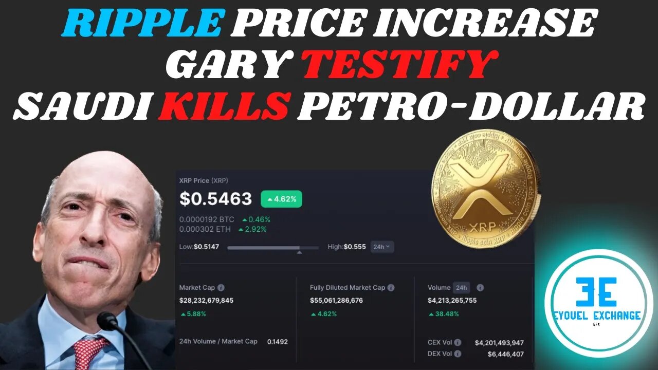 RIPPLE XRP Future 1000x? Gary Gensler Before Congress & Saudi Arabia Destroys Petro-Dollar!