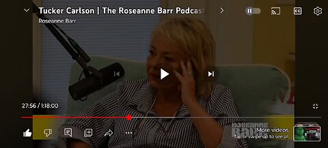 Roseanne Barr podcast with Tucker Carlson part 4