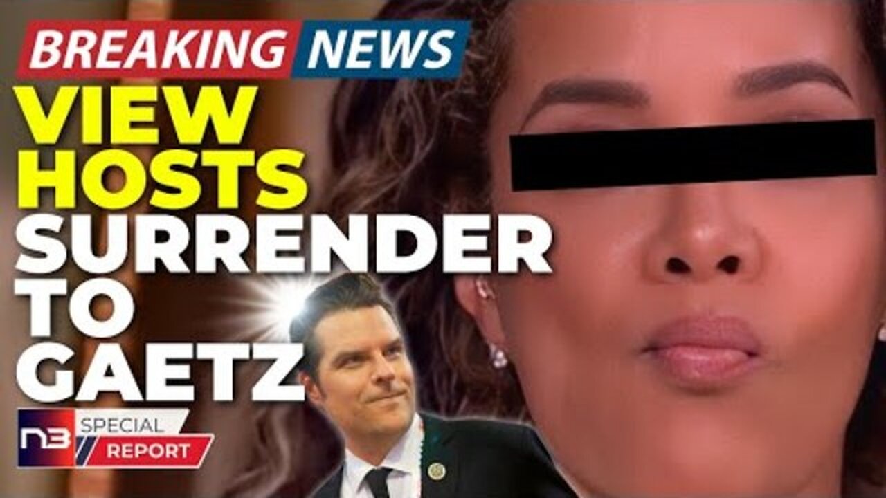 BREAKING: WATCH The View's HUMILIATING On-Air Surrender To Matt Gaetz As Media Empire Burns Live