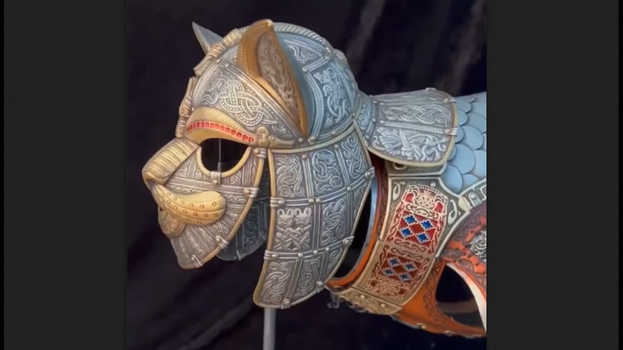 This Man Made A Suit Of Sutton Hoo Cat Armor