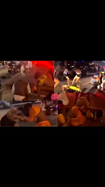 Girls Gone Wild in Miami Beach WWE Style Royal Rumble, No Proud Boys Were Injured
