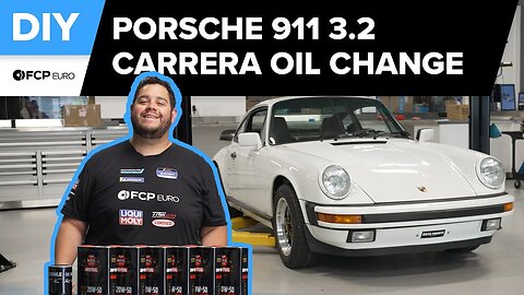 Porsche 911 Engine Oil & Filter Change DIY (1984-1989 Vintage Air-Cooled Porsche 911 3.2 Carrera)