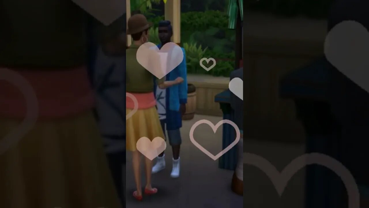 When sims flirt in an aggressive way | The Sims 4 | Shorts