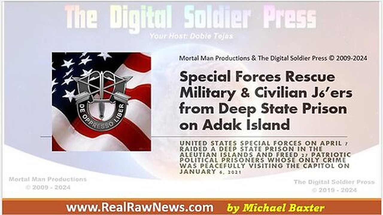 SPECIAL FORCES RESCUE MILITARY AND CIVILIAN J6ERS FROM DEEP STATE PRISON