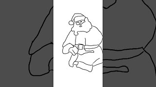 I Drew Santa to Save YT Channel... #santa #christmas #christmas2022