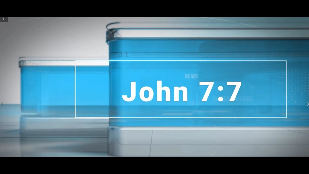 Encouragement and Prayer - John 7