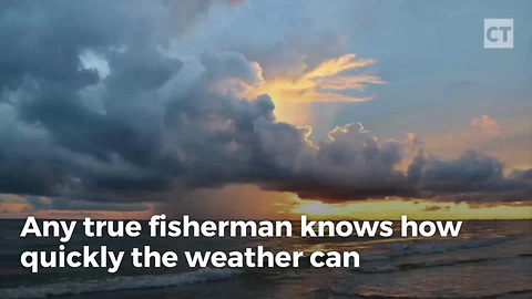 Fishermen Regret Going Out The Second The Hail Starts