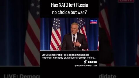Has #NATO Left #Russia No Other Choice? #rfkjr #war #warzone #USA #politics #russiaukrainewar