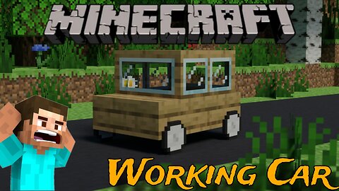 Working car in minecraft🤯