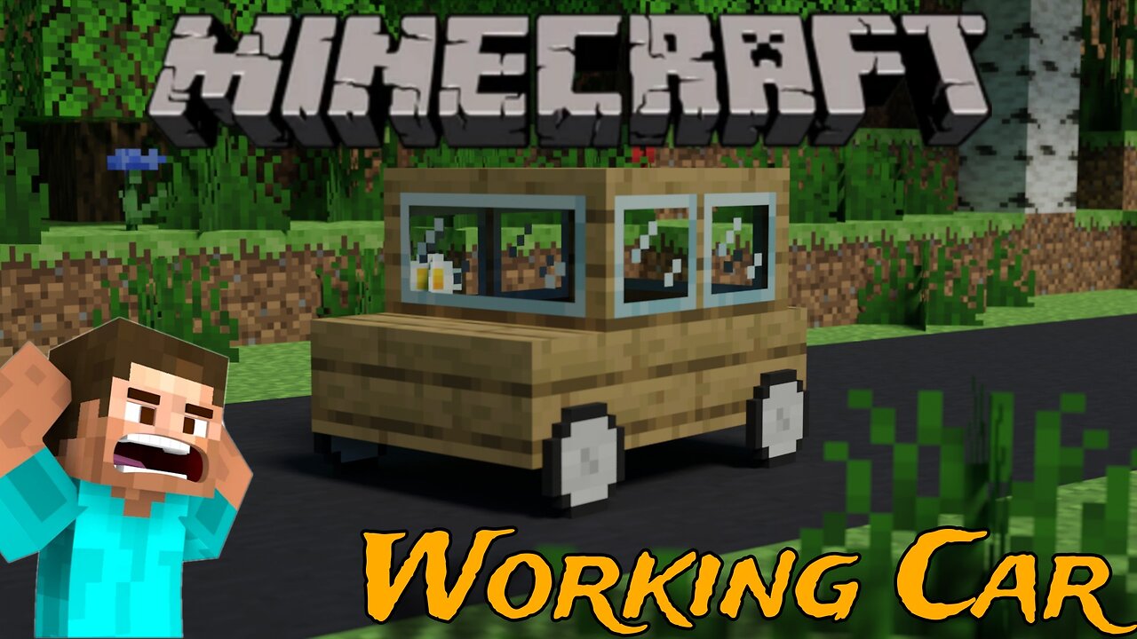 Working car in minecraft🤯