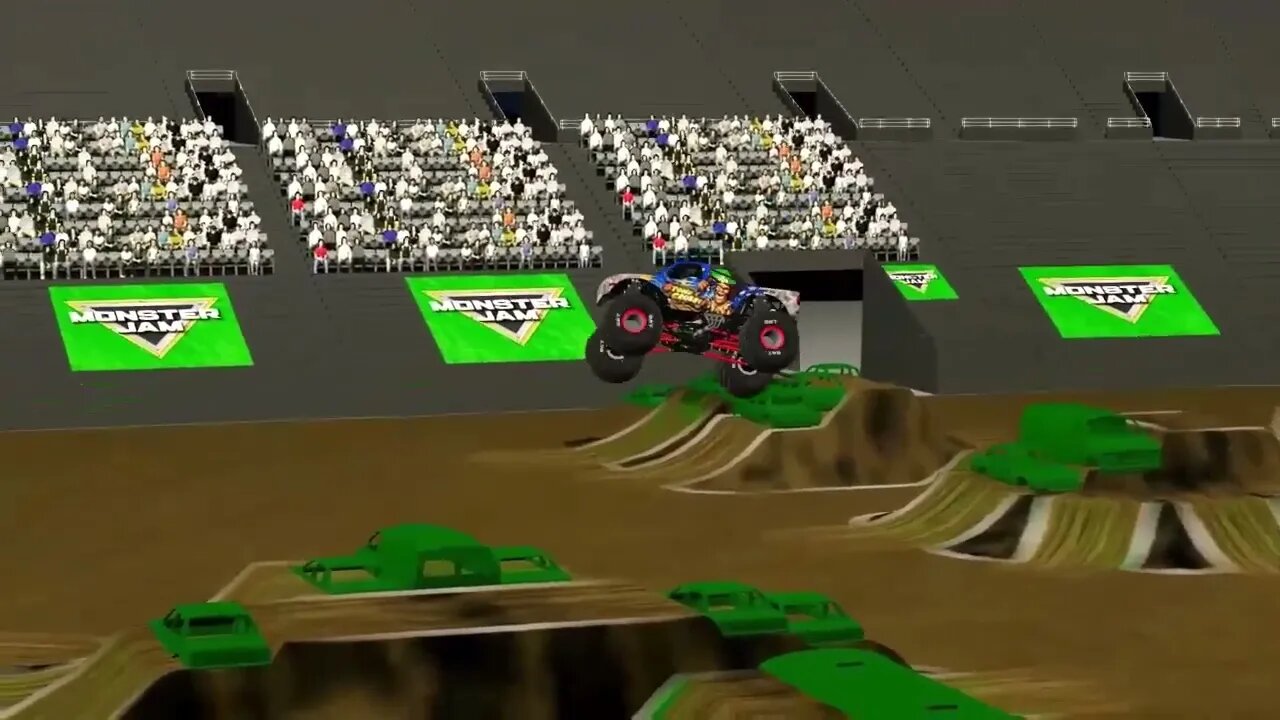 Monster Jam Freestyle #10 BeamNG.Drive Monster Jam #beamngdrive #monsterjam