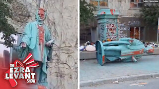 Why does the left get a pass on tearing down statues they don't like?