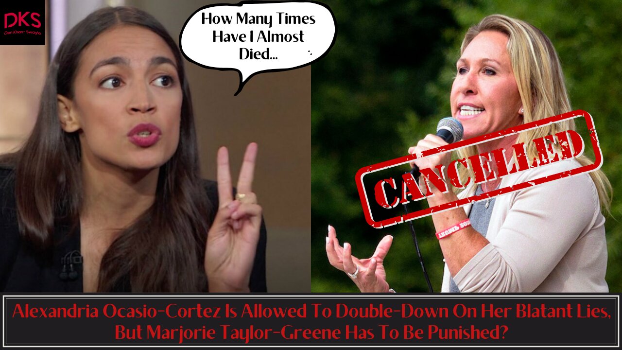 AOC Is Allowed To Double-Down On Her Blatant Lies, But Marjorie Taylor-Greene Has To Be Punished?