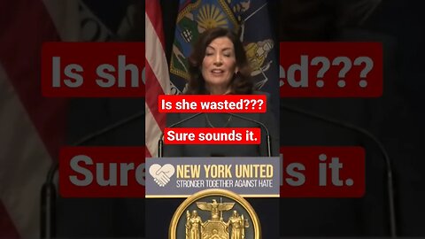 Kathy Hochul slurs her way through hate and bias speech. #joebiden #kathyhochul