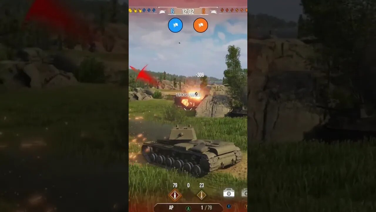 World of Tanks: Wasn't able to get the first, but got the last shot on the other