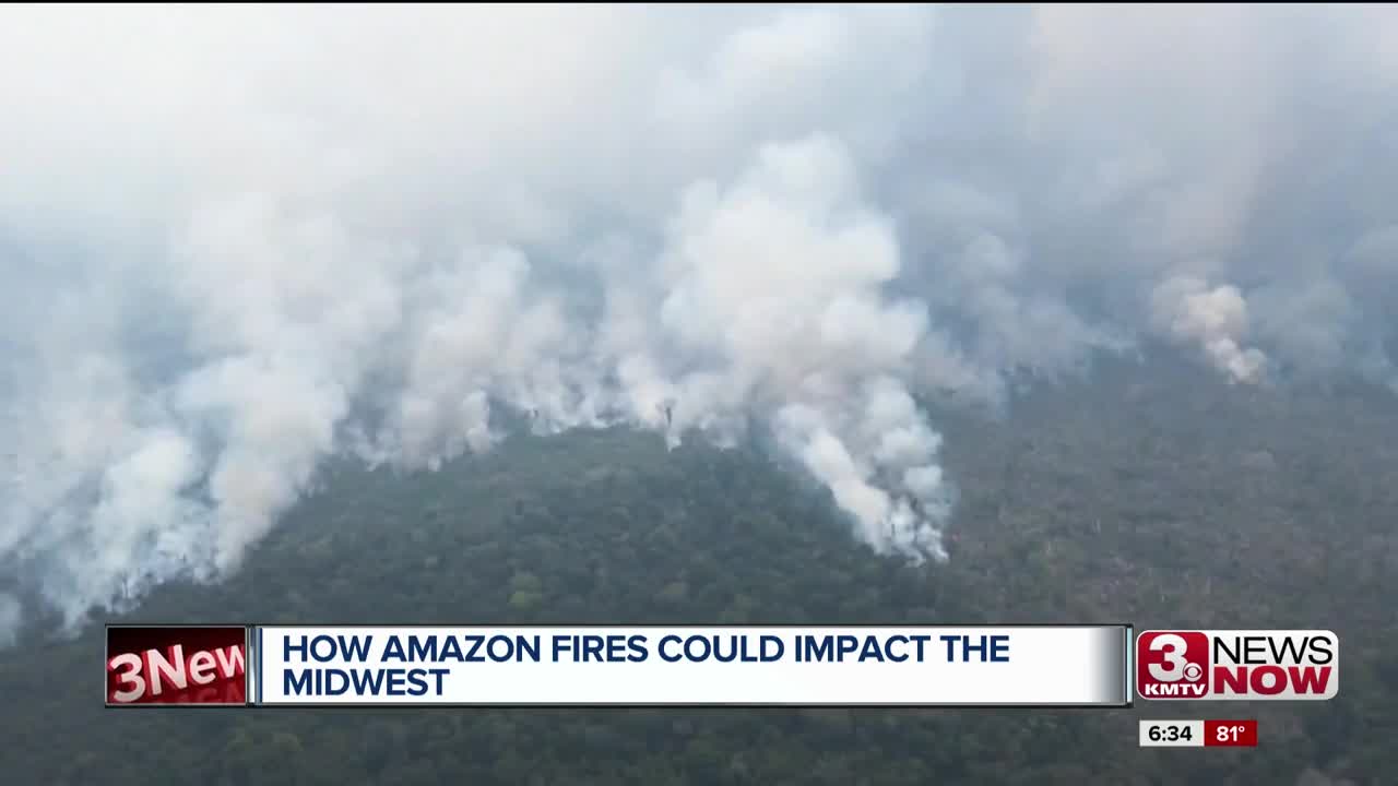Amazon fires have potential to affect the Midwest
