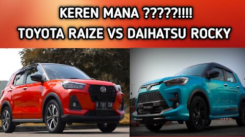 Toyota Raize vs Daihatsu Rocky cinematic
