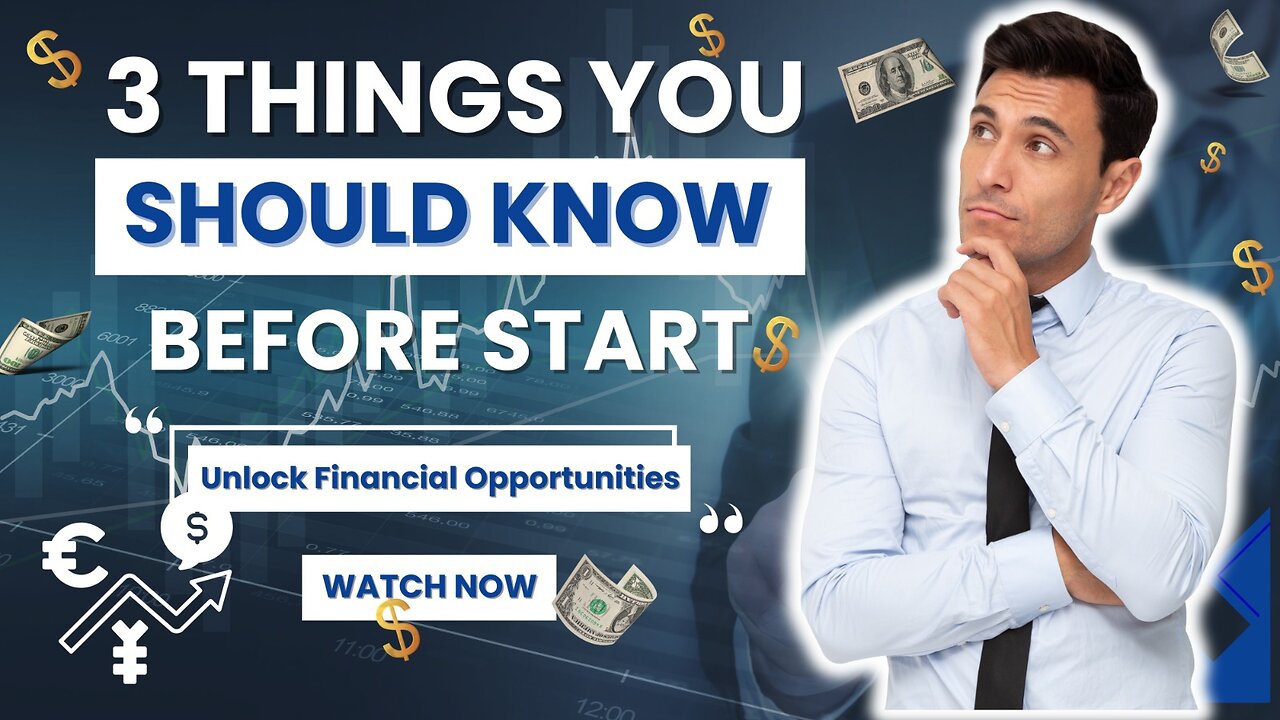 3 things you should know before start trading | Learn trading Part 1