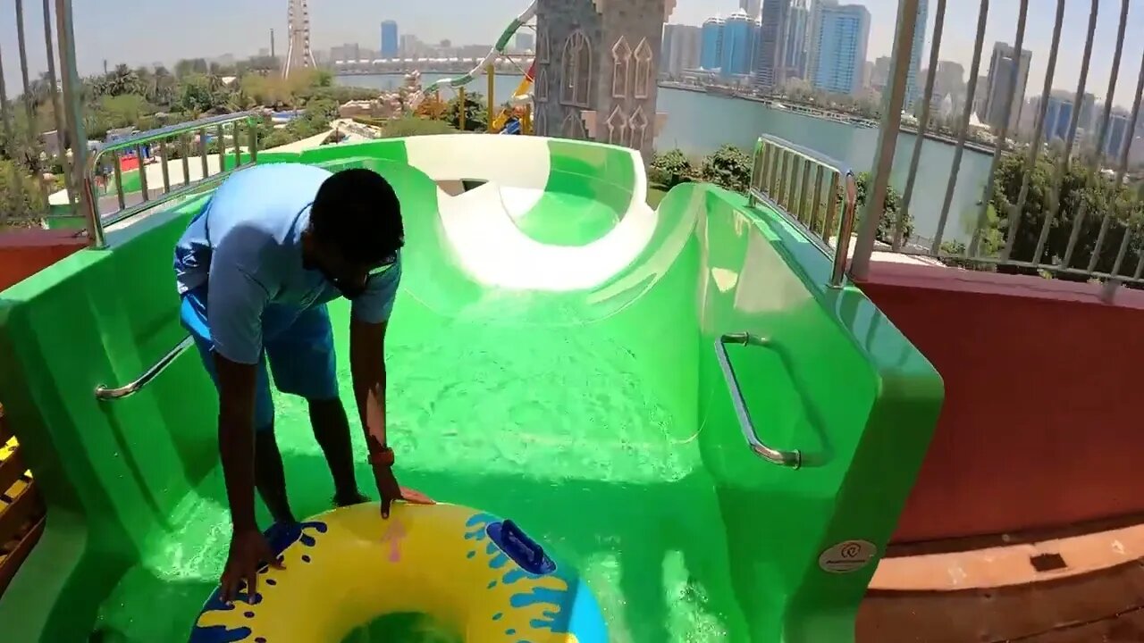 Water Slides at Al Montazah Water Park in Sharjah