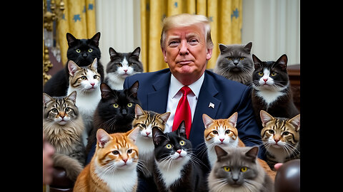 TRUMP LOVES CATS!