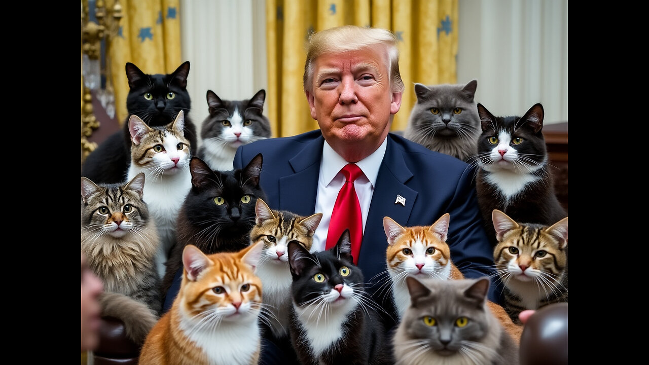 TRUMP LOVES CATS!