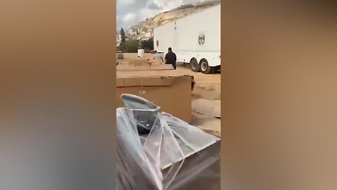 How nice... Jordan sends "humanitarian aid" to Palestine, body bags and toilets