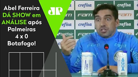 "O que NÓS VIMOS hoje foi..." Abel Ferreira DÁ AULA após Palmeiras 4 x 0 Botafogo!