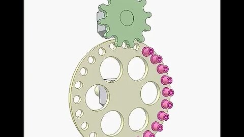 2872 Pin gear drive 1K