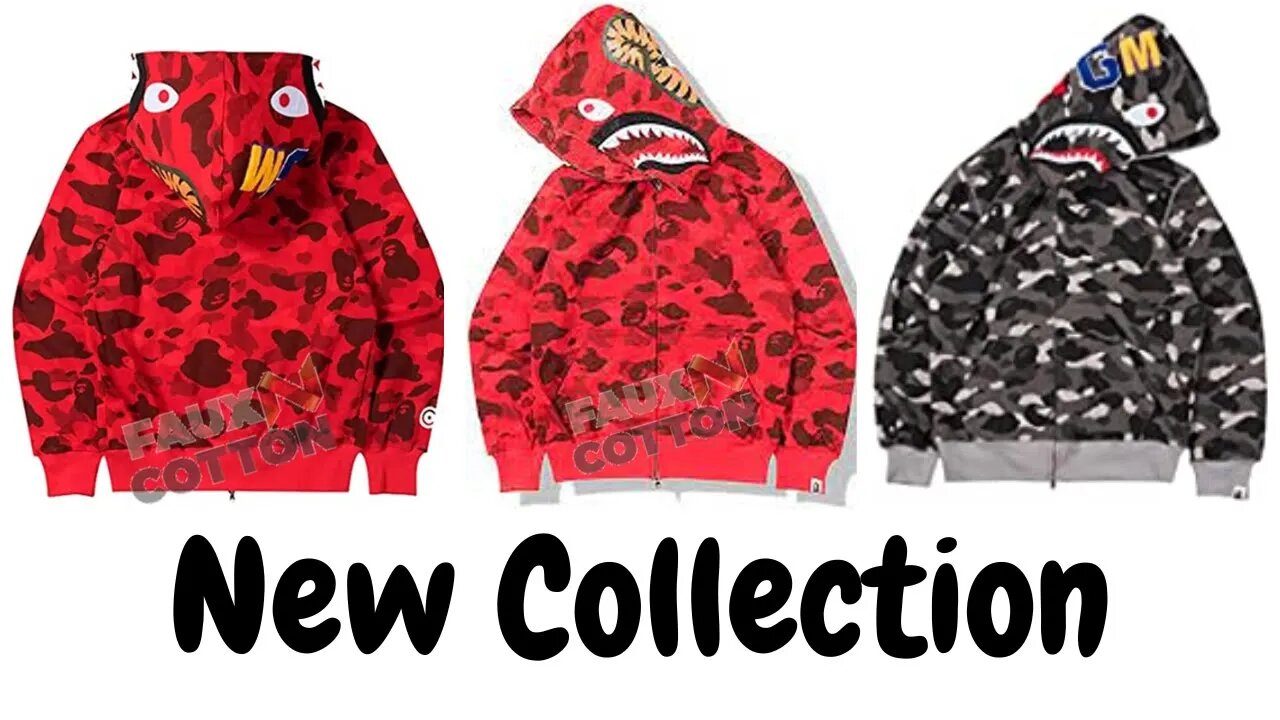 BAPE SHARK || REDHEAD || HOODIE