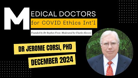 Important announcement from Dr Jerome Corsi PhD on the USA political situation as at 22 Dec 2024