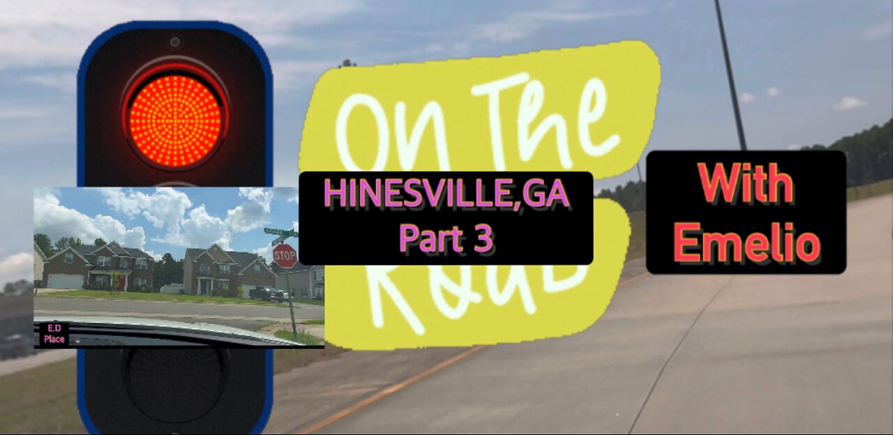 On the road with Emelio . HINESVILLE, GA PT 3