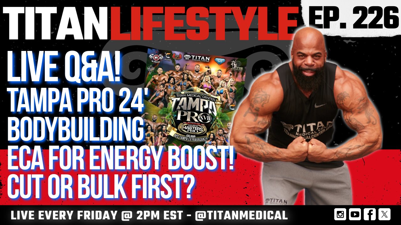 Titan Lifestyle LIVE! from the 2024 TAMPA PRO 💪 | Bodybuilding