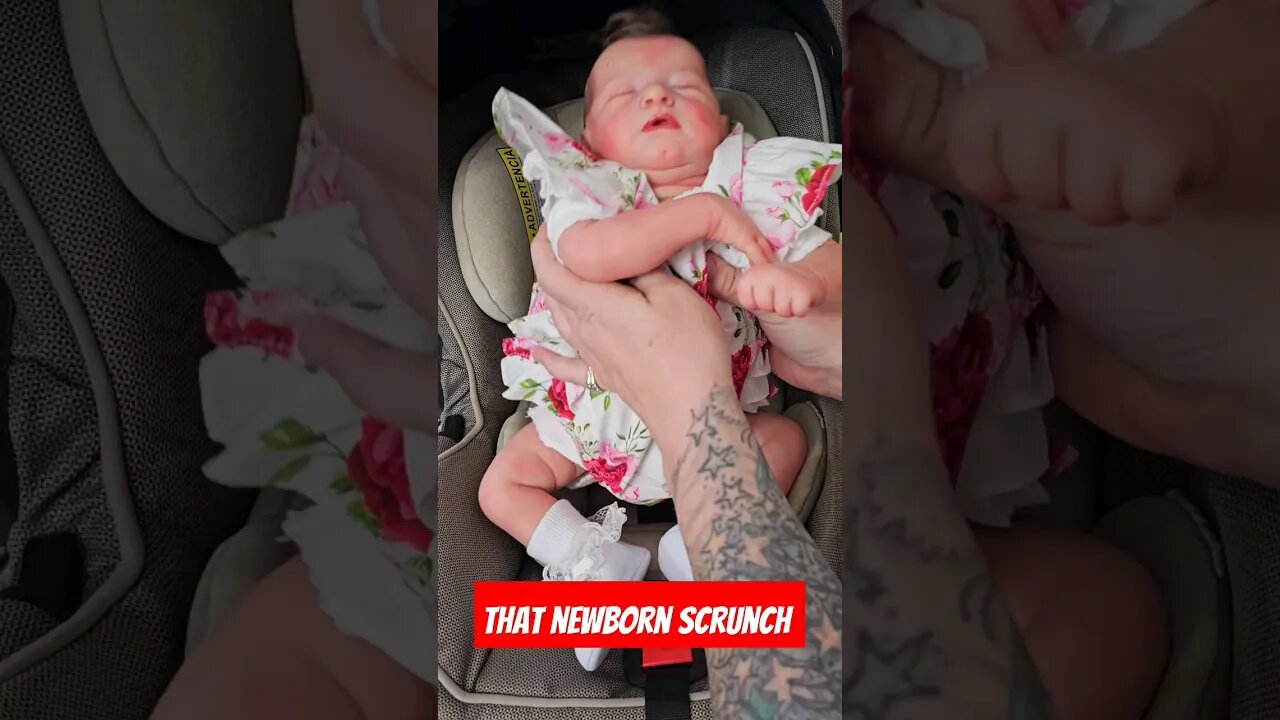 That Newborn Scrunch - Picking Up Fake Reborn Baby #shorts