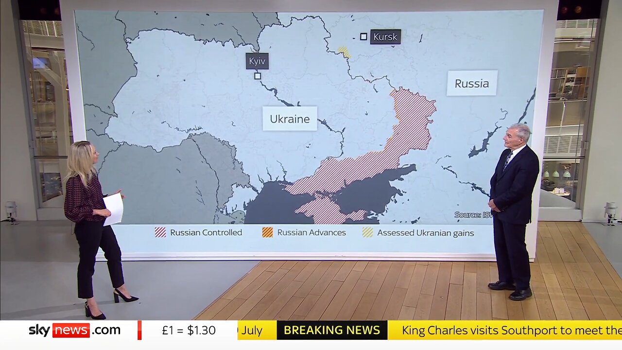 SKY NEWS: Ukraine at risk of losing Donbas with Kursk offensive