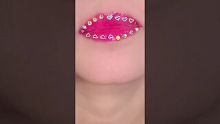 Glitter Bling Lip Art Compilation Tutorial #short #shorts #viral #shortvideo #lipswatches #grwm