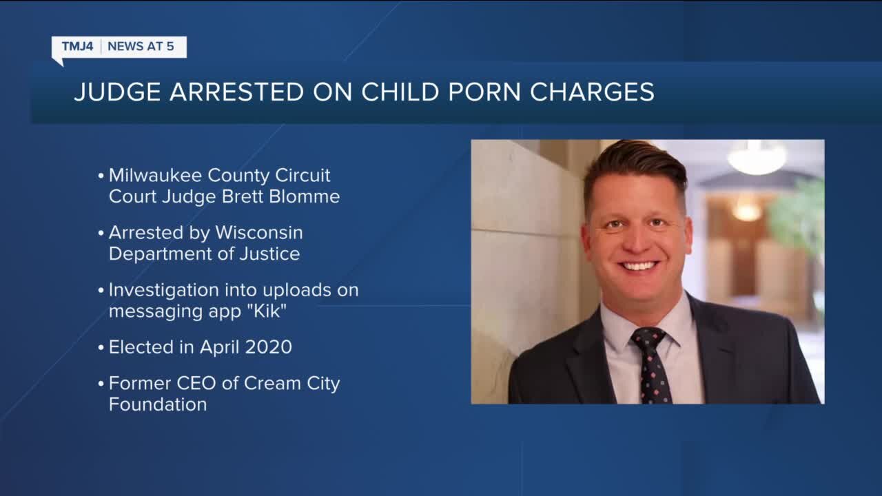 Milwaukee County Judge Brett Blomme arrested on tentative child pornography charges