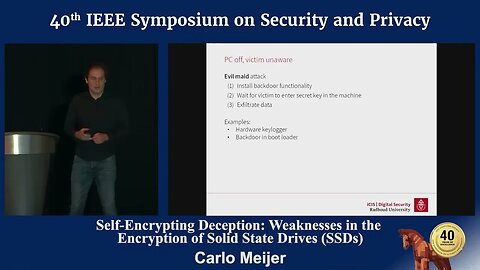 Self Encrypting Deception Weaknesses in the Encryption of Solid State Drives