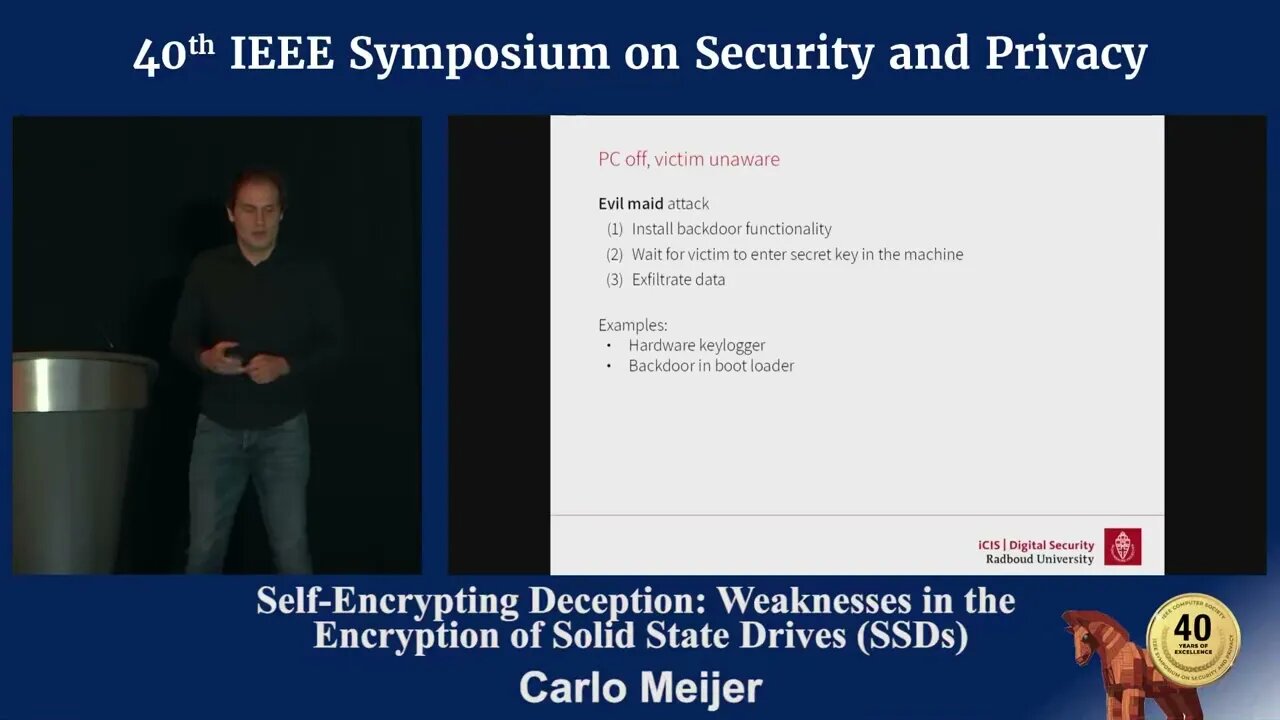 Self Encrypting Deception Weaknesses in the Encryption of Solid State Drives