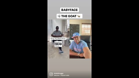 BABYFACE IS THE GOAT 🎼🐐