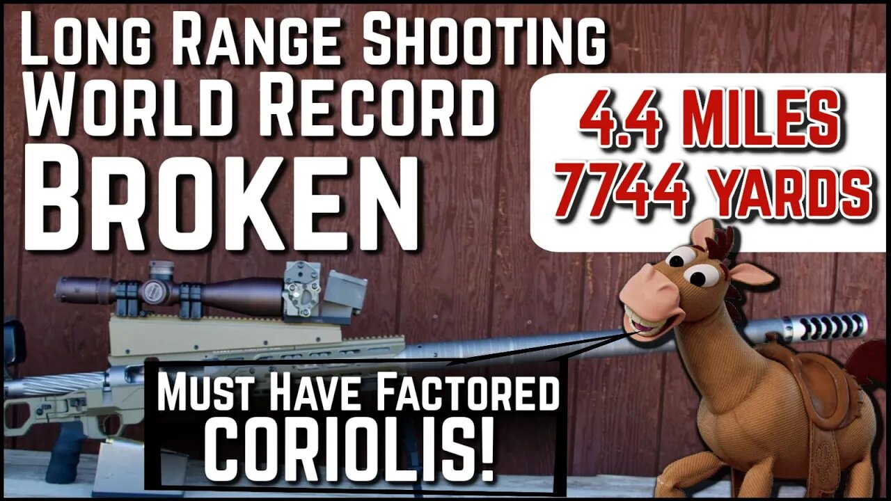 Long Range Shooting World Record Broken... What Was The Coriolis Correction?