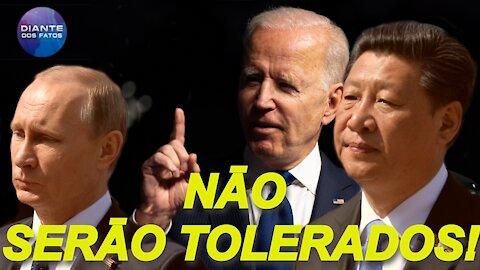 Biden emite alerta aos líderes de China e Rússia: violações de direitos humanos não serão toleradas